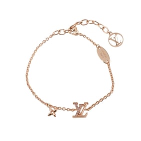 LOUIS VUITTON LV Iconic Bracelet Pink Gold M09442A