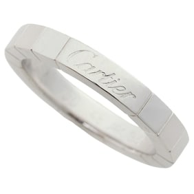 Like new Cartier Lanier ring, approx. 5.4g, K18WG white gold #48, size 8