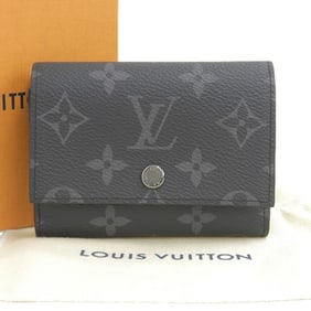 Like new Louis Vuitton LOUIS VUITTON Monogram Eclipse Victor Wallet Compact M12598
