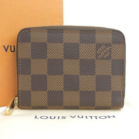 Louis Vuitton Damier Zippy Coin Purse N63070 Round