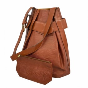 Louis Vuitton Shoulder Bag Epi Sac de Paul M80192 Kenya Brown Women's P684208