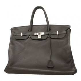 Hermes handbag Birkin 40 Taurillon Nobillo chocolate M engraved men's