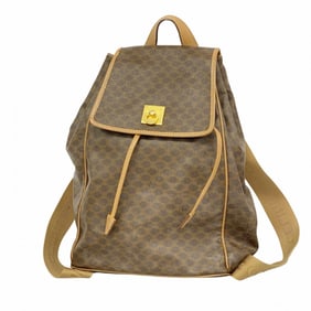 Celine Backpack/Daypack Macadam Brown Women's P611348