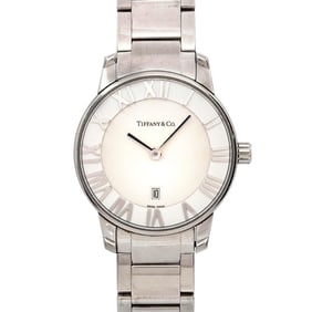 Tiffany & Co. Atlas 2 Hand 29mm 34875995 Women's Watch Date Silver Quartz
