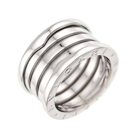 BVLGARI B-ZERO1 4-Band #52 Ring K18 WG White Gold 750