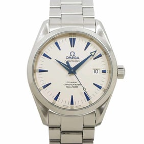 OMEGA Seamaster Aqua Terra Co-Axial 2503 33 Men's Watch Date Silver Automatic Self-Winding