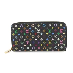 Louis Vuitton LOUIS VUITTON Monogram Multicolor Zippy Wallet Round Long Noir Grenard M60243