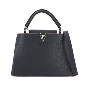 LOUIS VUITTON Capucines BB 2way hand shoulder bag Taurillon leather cobalt fuchsia M94517