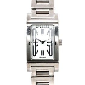 BVLGARI Rettangolo RT39S Ladies' Watch White Quartz Rettangoro