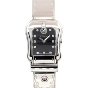 FENDI B-FENDI 3800L Diamond 11P Ladies Watch Black Quartz