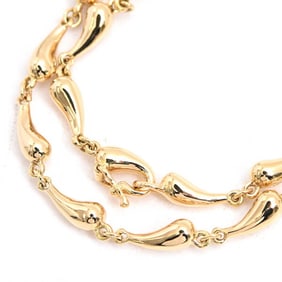 Tiffany Bracelet Women's Teardrop Yellow Gold TIFFANY 750YG