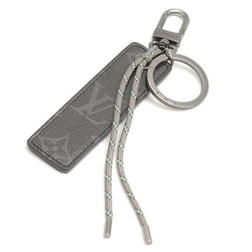 Louis Vuitton Keychain Men's Monogram Eclipse Portocle Tag Fluo Keyring MP0929