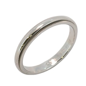 Tiffany ring, milgrain, Pt950 platinum, size 16.5, men's