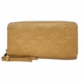 Louis Vuitton Long Wallet Monogram Empreinte Zippy M61866 Dune Ladies P682406