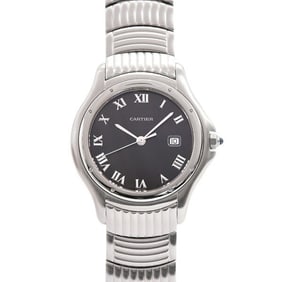 Cartier Watches for Men and Women, Panthere Cougar LM, Black Dial, Battery-Powered, Stainless Steel,