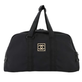 CHANEL Sports Line Boston Bag Nylon Black A19976