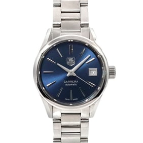 TAG Heuer Carrera Calibre 9 WAR2419 Ladies Watch Date Blue Automatic
