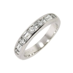 Tiffany & Co. Half Circle Ring Diamond Pt Platinum