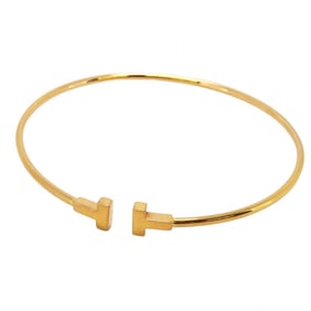 Tiffany Bangle T Wire 18KYG Yellow Gold Ladies