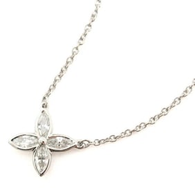 Tiffany Necklace for Women, Victoria 4P Diamond Necklace, Platinum, TIFFANY PT950