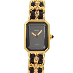 CHANEL Premiere M size H0001 Ladies' watch Black Gold Quartz