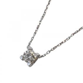 Cartier Necklace C de 1PD 18KWG White Gold Diamond Ladies