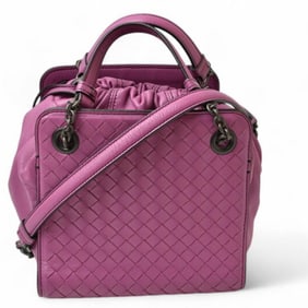 Bottega Veneta Handbag Shoulder Bag 2way BOTTEGA VENETA Purple