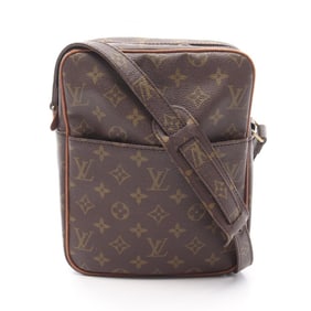Louis Vuitton Petit Marceau Shoulder Bag Coated Canvas Leather Monogram Women's Brown M40264