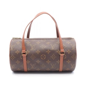 LOUIS VUITTON Papillon 26 Monogram Handbag Coated Canvas Leather Women's Brown M51366