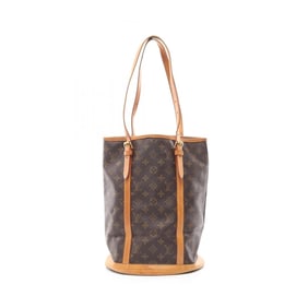 LOUIS VUITTON Bucket GM Shoulder Bag Coated Canvas Leather Monogram Women's Brown M42236