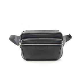 Louis Vuitton LOUIS VUITTON Bumbag Outdoor Taiga Noir Waist Bag Body Leather Men's Black M33438