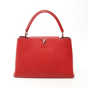 LOUIS VUITTON Parnassus Capucines MM Coquelicot Handbag Taurillon Leather Women's Red M94631