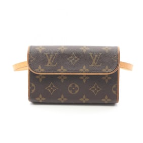 Louis Vuitton LOUIS VUITTON Pochette Florentine Waist Bag Body Coated Canvas Leather Monogram
