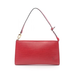 Louis Vuitton LOUIS VUITTON Pochette Accessoires Handbag Leather Epi Women's Red M52957