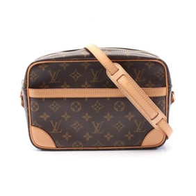 Louis Vuitton Trocadero 27 Monogram Shoulder Bag Coated Canvas Leather Women's Brown M51274