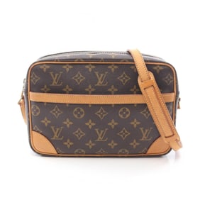 Louis Vuitton Trocadero 27 Shoulder Bag Coated Canvas Leather Monogram Women's Brown M51274