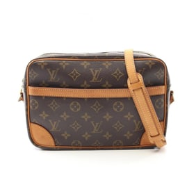 Louis Vuitton Trocadero 27 Monogram Shoulder Bag Coated Canvas Leather Women's Brown M51274