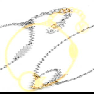 LOUIS VUITTON Louis Vuitton Bracelet LV Eclipse M00761 Gold Women's: Category: SizeLength: 20cm / 7.87''Category: DesignType: Charm braceletColor: GoldGender: WomenCategory: GeneralBrand: Louis VuittonSection: ConditionRanking: Rank A Used - A few traces of usage, some