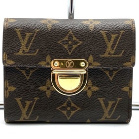 LOUIS VUITTON Louis Vuitton Portefeuille Koala Tri-fold Wallet Compact Monogram Canvas Brown M58013