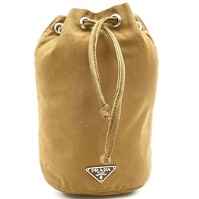 PRADA Prada pouch nylon brown for women