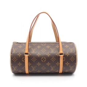 LOUIS VUITTON Papillon 26 Monogram Handbag Coated Canvas Leather Women's Brown M51386