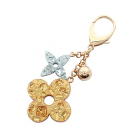 Louis Vuitton LOUIS VUITTON Bijoux Sac Glam Flower Keychain Resin GP Women's Yellow Pink Multicolor
