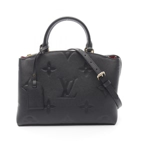 LOUIS VUITTON Petit Palais PM Monogram Empreinte Handbag Leather Women's Black M58916