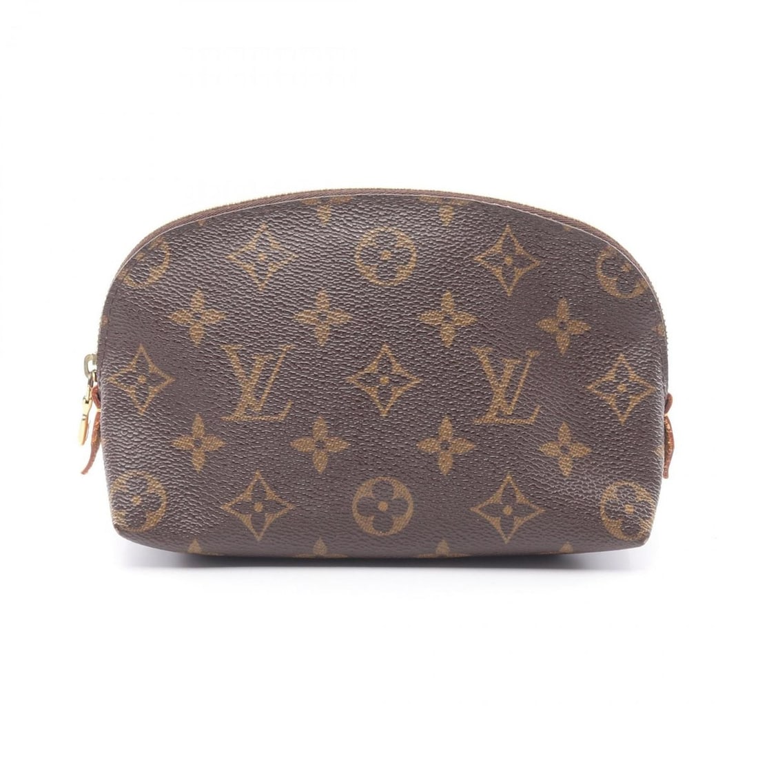 Louis Vuitton LOUIS VUITTON Pochette Tick Pouch Coated Canvas Leather Monogram Women's Brown M47515 (1 of 11)