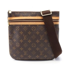 Louis Vuitton LOUIS VUITTON Pochette Bosphore Shoulder Bag Coated Canvas Leather Monogram Women's