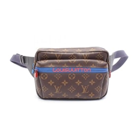 LOUIS VUITTON Pacific Bum Bag Waist Body Coated Canvas Leather Monogram Men's Brown Multicolor