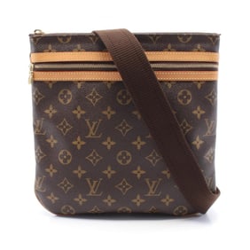 Louis Vuitton LOUIS VUITTON Pochette Bosphore Shoulder Bag Coated Canvas Leather Monogram Women's