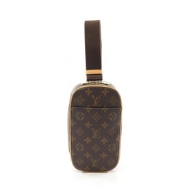 Louis Vuitton LOUIS VUITTON Pochette Ganju Waist Bag Body Coated Canvas Leather Monogram Men's