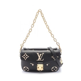 Louis Vuitton LOUIS VUITTON Pochette Metis EW Bicolor Handbag Leather Monogram Empreinte Women's