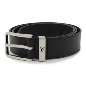 LOUIS VUITTON Taiga Belt Pont Neuf 35MM Noir Black #95 M8201T